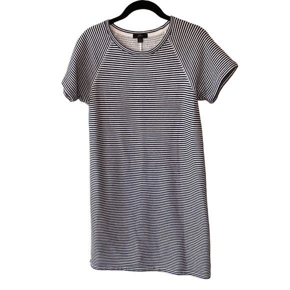 J. Crew Dresses & Skirts - J. Crew Cozy Beach Dress S Blue White Striped Coastal Preppy
